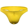 thumbnail image 2 of Male Thong Underwear for Men Seamless No Show Lightweight Breathable, Yellow, One Size Fits Most 28-36 Inch Gym Daily Wear,Size Free Size, 2 of 2