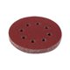 thumbnail image 1 of TKSE 10 Discos De Lijado Rojos De Forma Redonda De 125 Mm, Papeles De Lija De Grano 60#-1000# De 8 Agujeros(60#), 1 of 8