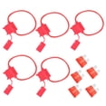 thumbnail image 2 of Portafusibles en línea de tamaño mediano, 5 uds., 5 uds., fusible de cuchilla ATC/ATO para coche, barco, RV (fusible rojo de 10A), 2 of 9