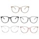 thumbnail image 3 of Anti Blue Light Glasses Blocking Filter Round Computer Glasses Men Women Super Light Frame Eyeglasses Pink Clear Spectacles, 3 of 4