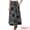 Black, variant on DARING DIVA Women's Paisley Print Elastic Boho Flowy Beach Skirt Small Black