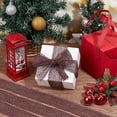 thumbnail image 4 of Cinta de malla con purpurina roja oscura de 4,4 cm x 12,5 yardas, cinta brillante de poliéster con borde de alambre para coronas, árboles de Navidad, guirnaldas, envoltura de regalos y manualidades., 4 of 6