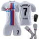 thumbnail image 1 of KEVCHE 2223 FC Barcelona Jersey Futbol 4 Piezas Set, Jersey Niño Camiseta Barcelona Futbol Jersey Barcelona O.DEMBELE #7 Printed Jersey Soccer Shirt Short Socks Set, Camiseta Visita Blanco #7/22, 1 of 6