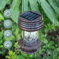 thumbnail image 3 of Solar Lanterns Outdoor - Hanging Solar Landscape Lights Waterproof Table Lamps with Retro Design, LEDs Fairy String Lights for Patio, Garden, Yard, and Pathway Decoration(2 Pack), 3 of 7