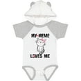 thumbnail image 3 of Inktastic My Meme Loves Me Girls Girls Baby Bodysuit, 3 of 5
