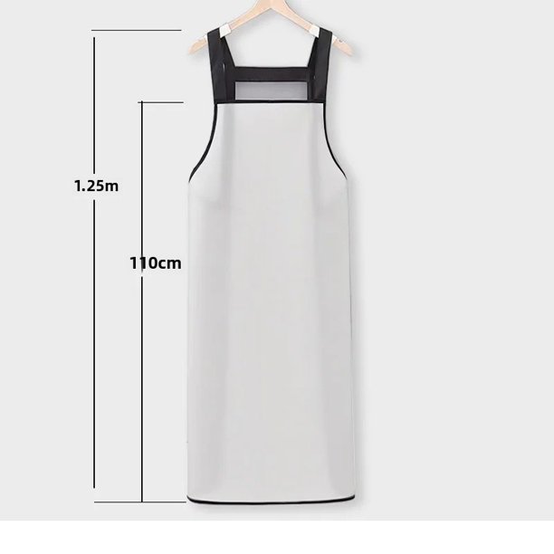 Delantal de aceite impermeable de longitud extendida, ropa de trabajo de cocina de gran tamaño Unisex, delantal de Chef para restaurante, monos para lavar platos para uso doméstico