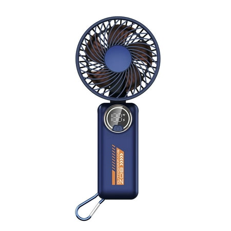

Linjieee Handheld Small Fan Hand Fan Portable Fan Lash Fan Mini Fan Handheld Small Handheld Fan Small Desktop Fan Battery Life Version