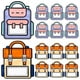 thumbnail image 1 of Paquete de 50 Bolsas de Golosinas para Mochilas, Bolsas Resellables, Bolsas de Regalo, Bolsas de Almacenamiento de Alimentos para Niños para Cumpleaños de Bebés, 1 of 5