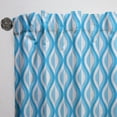 thumbnail image 3 of Designart 'Abstract Retro Pattern Design' Mid-Century Modern Curtain Panel, 3 of 5