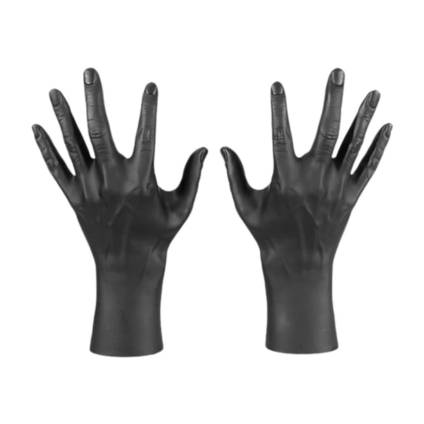 Manos de maniquí de moda, juguete de broma práctico, hecho a mano, manos humanas falsas suaves para negro