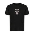 thumbnail image 2 of LNZGNM 9/11 25th Anniversary Memorial T-shirts for Men Short Sleeve Crew Neck Patriotic Lightweight Top Sport Leisure Everyday,Dark Blue(S), 2 of 3