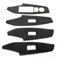 thumbnail image 1 of 4Pcs Carbon Fiber Window Lift Button Control Panel Cover Trim Frame for Mazda3 Axela 2014-2018, 1 of 4
