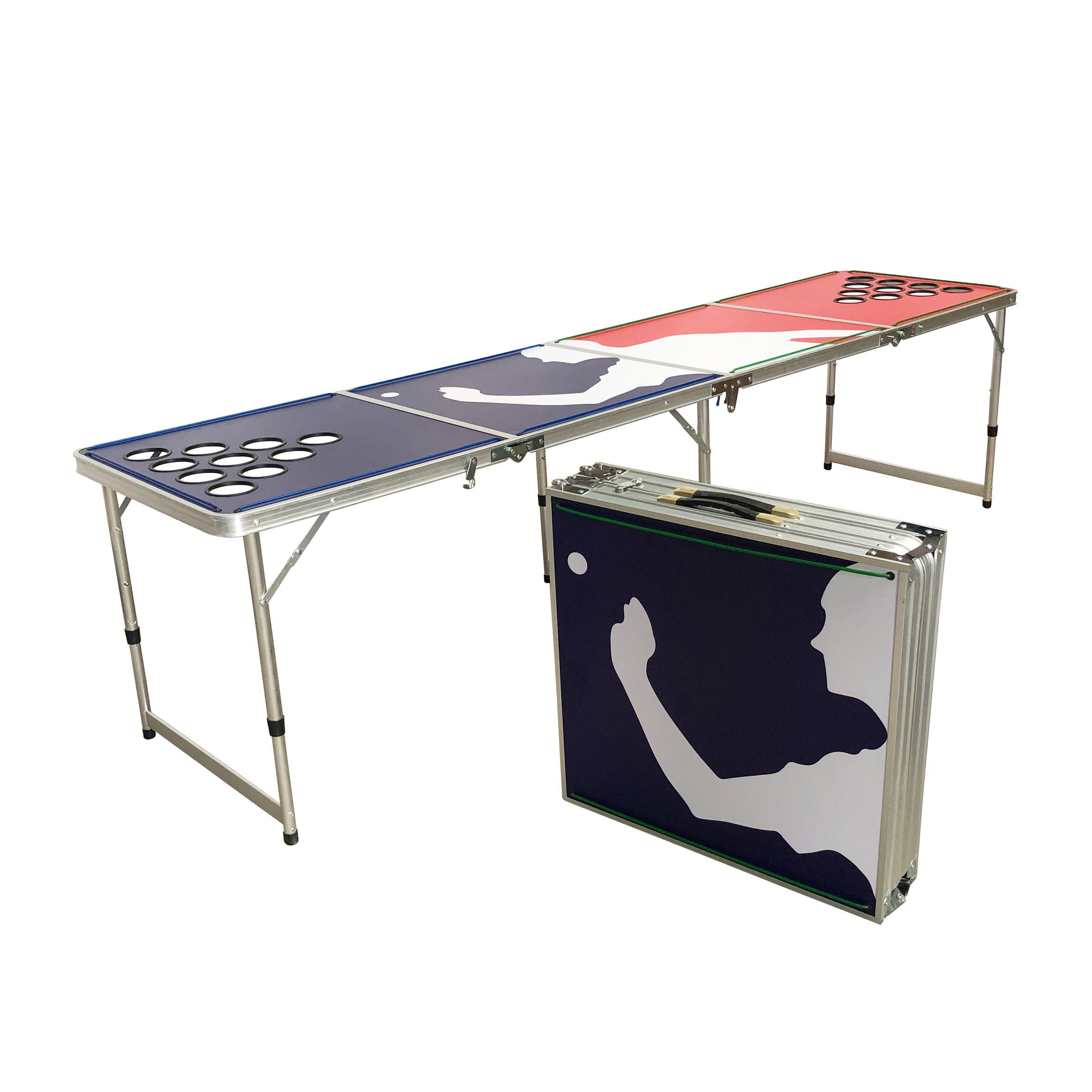 GP-8-DryErase White for sale online GoPong 8ft Folding Beer Pong Table 