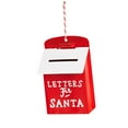 thumbnail image 1 of Decoración colgante para de Navidad, adornos navideños decorativos, colgante de arte del hierro para puerta de pared interior, adorno navideño Buzón pequeño, 1 of 8