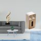 thumbnail image 2 of Figura de escritorio,Escultura de nota musical para escritorio,oficina,decoración del hogar,caja de pañuelos,Funda para caja de pañuelos de cuero sintético para dormitorio,Caja de, 2 of 8