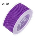 thumbnail image 3 of Unique Bargains 2 Packs Nylon Thread Twine Beading Cord 2mm Extra-Strong Braided Nylon Crafting String 11M/36 Feet, Purple, 3 of 7