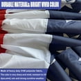 thumbnail image 3 of 1.5x3Ft American Pleated Fan Flag with Embroidered Star- 100% Durable US Patriotic Half Fan Bunting Window Flag with 2 Brass Grommets, 3 of 10