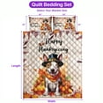 thumbnail image 5 of Happy Thanksgiving Bull Terrier Welcome Thankful Fall Autumn Pumpkin Quilt Bedding Set Bully Dog Lovers Gifts Idea 1 Blanket Bed Cover 2 Pillowcases - 02021, 5 of 5