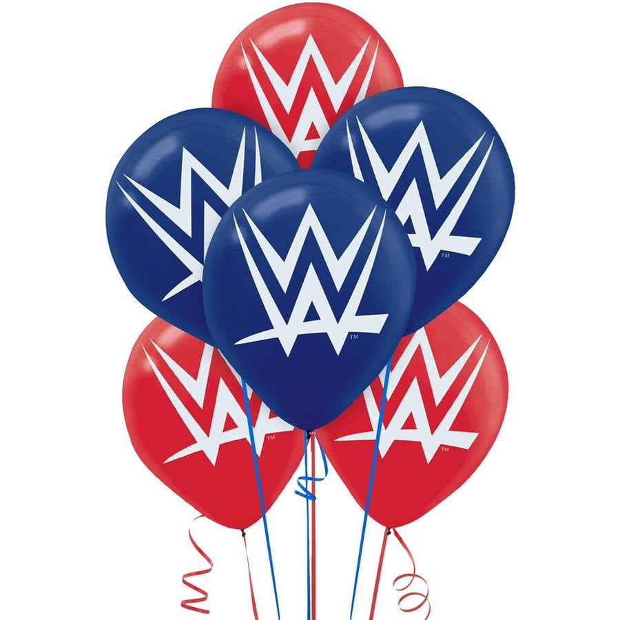 WWE Latex Balloons, 6pk