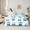 Blue, variant on jejeloiu Bow Knot Ribbon 7-Piece Twin Bedding Sets,Pink Cartoon Bowtie Bedding Comforter Set For Girls Reversible