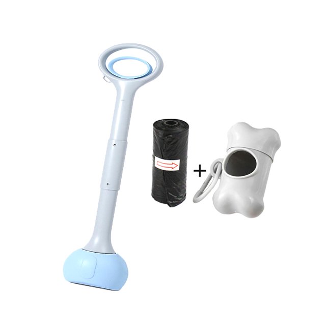 Perro Pooper Scooper Poop Picker Dog Poop Pick Up Herramienta Para Park Traveling Lawn Blue 70cm Sunnimix recogedor de aguafiestas