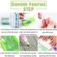 thumbnail image 4 of Kits de pintura de diamantes 5D pareja por número, pintura con diamantes arte anciano DIY taladro completo, decoración de bordado de punto de cruz artesanal de cristal 30x40CM (12x16 pulgadas) Sailing Electrónica, 4 of 5