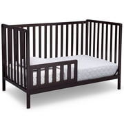 Delta Children Heartland 4-in-1 Convertible Baby Crib, Dark Chocolate