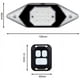 thumbnail image 4 of Luces traseras para bicicleta, carga USB, control remoto inalámbrico, intermitentes, 4 of 5