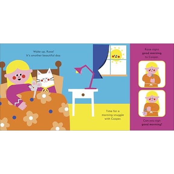 Pre-Owned Rose Signs Good Morning! (Board Book) 9780593969397