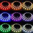 thumbnail image 3 of Bande LED avec Télécommande, Alimentée par Batterie, Étanche IP65 - Haute Luminosité pour Décoration de Rétroéclairage TV, Éclairage de Chambre, Décoration Murale - DC 5V RGB 3M, 3 of 5