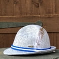 thumbnail image 4 of Oktoberfest Felt Fedora Alpine Gray Hat With Rope, 4 of 8