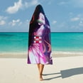 thumbnail image 5 of Demon Slayer Wearable Blanket Cloak Arctic Velvet Hooded Blanket Soft Fuzzy Hoodie Blanket Cape for Adults Kids 50"x60", 5 of 8