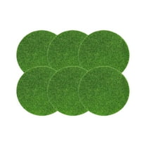 Round Artificial Grass Mats for Miniature Gardens – Realistic Faux Moss Decor for DIY Landscape Projects, Zen Garden Decor, and Outdoor Arrangements