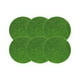 thumbnail image 2 of Esteras de musgo artificial Juego de 6 hojas de césped flocado redondas | 3,54 pulgadas de diámetro | Decoración verde realista | Se admiten mascotas | Bricolaje de jardín en miniatura | Decoración, 2 of 6