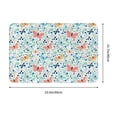 thumbnail image 3 of Bingfone Butterflies Door Mat 16"X24" Front Entrance Non-Slip Low Profile Washable For Entryway, 3 of 8