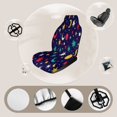thumbnail image 4 of Colorful Space Pattern Car Seat Covers,Universal Auto Front Seats Protector Fits for Car,SUV Sedan,Truck, 4 of 6