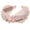 Pink, variant on Cheers.US Women Lady Girls Sweet Faux Pearl Beading Twist Knotted Mesh Hair Hoop Headband Headwear Hair Accessory