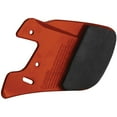 thumbnail image 2 of Easton Basbeball Batting Helmet Extended Jaw Guard Right Handed Helmet, Texas Orange, 2 of 2