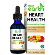 Raw Earth Natural Products Organic Heart Health Hawthorne Concentrated Live Extract for Cardiovascular System Support