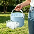 thumbnail image 5 of Outdor Portable Ice Maker With （2 Cavity） For Bar Use Compact Countertop Quick Freestanding Ice Making Machine For Fresh Ice On Demand, 5 of 5
