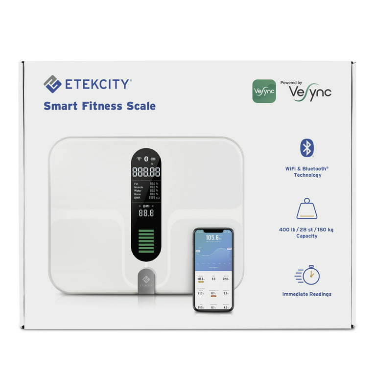 Etekcity Smart Fitness Scale ,White