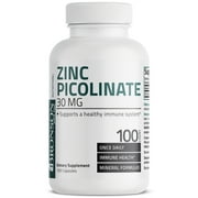 Bronson Zinc Picolinate 30mg, 100 Capsules