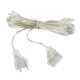thumbnail image 3 of Cable de extensión transparente para decoración de cadena LED de Navidad y bodas, 3 of 8