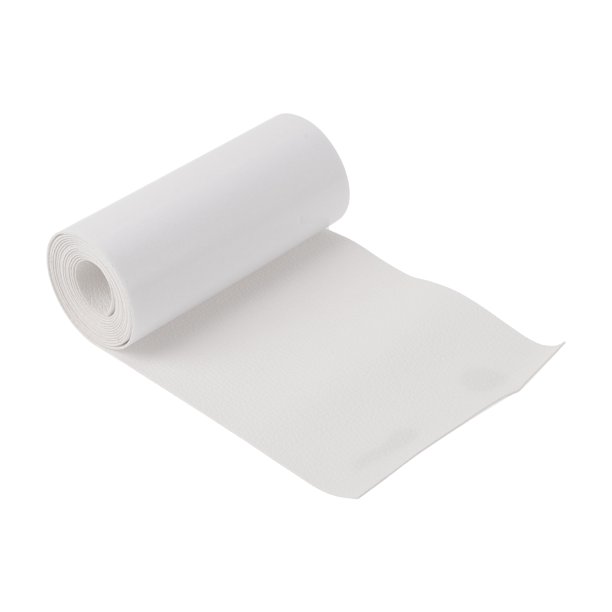 Parche de reparación de cuero autoadhesivo Unique Bargains Cinta de reparación de cuero para asientos de automóviles, sofás, sillones, molduras interiores blancas 4" x 63"