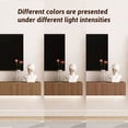 thumbnail image 4 of 69 Inch Floating TV Stand Wall Mounted with 16 Color LEDs Entertainment Center for 55 to 65 Inch TVs,Wood, 4 of 8