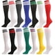 thumbnail image 2 of Calcetines de compresión Unisex, medias de fútbol antideslizantes de tubo largo hasta la rodilla, calcetines de fútbol a rayas, calcetines deportivos para correr, 2 of 4