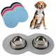thumbnail image 3 of Suministro directo de fábrica Oval antideslizante Anti-suciedad Utensilios de comida para mascotas Manteles individuales de silicona para mascotas Sincero Hogar, 3 of 5