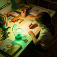 thumbnail image 3 of Neon Sign Table Lamp, USB Powered LED Neon Light with Base, Decorative Night Light for Bedroom Party Home Decor, 3 of 4