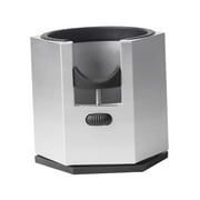 Coffee Portafilter Holder, Espresso Machine Accessory Coffee Tamp Station Height Adjustable for Restaurant Dining Room Kitchen Argent Rhombus