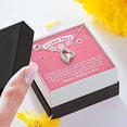 thumbnail image 2 of To My Beautiful Mom Necklace, 14k White Gold Finish, Mothers day, Mom Gift, Mom Necklace, Jewelry From Daughter, Gift Mom Birthday, Christmas, Jewelry for Mom Thank you for being the best Mom, 2 of 8